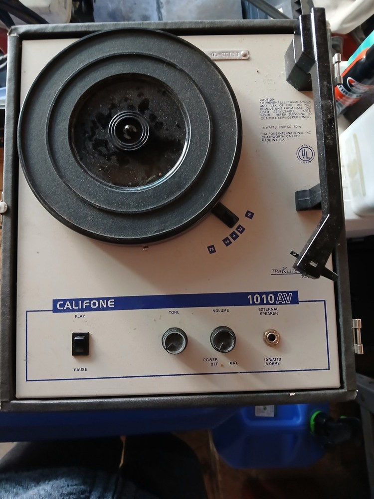 Califone Model 1010AV Phonograph
