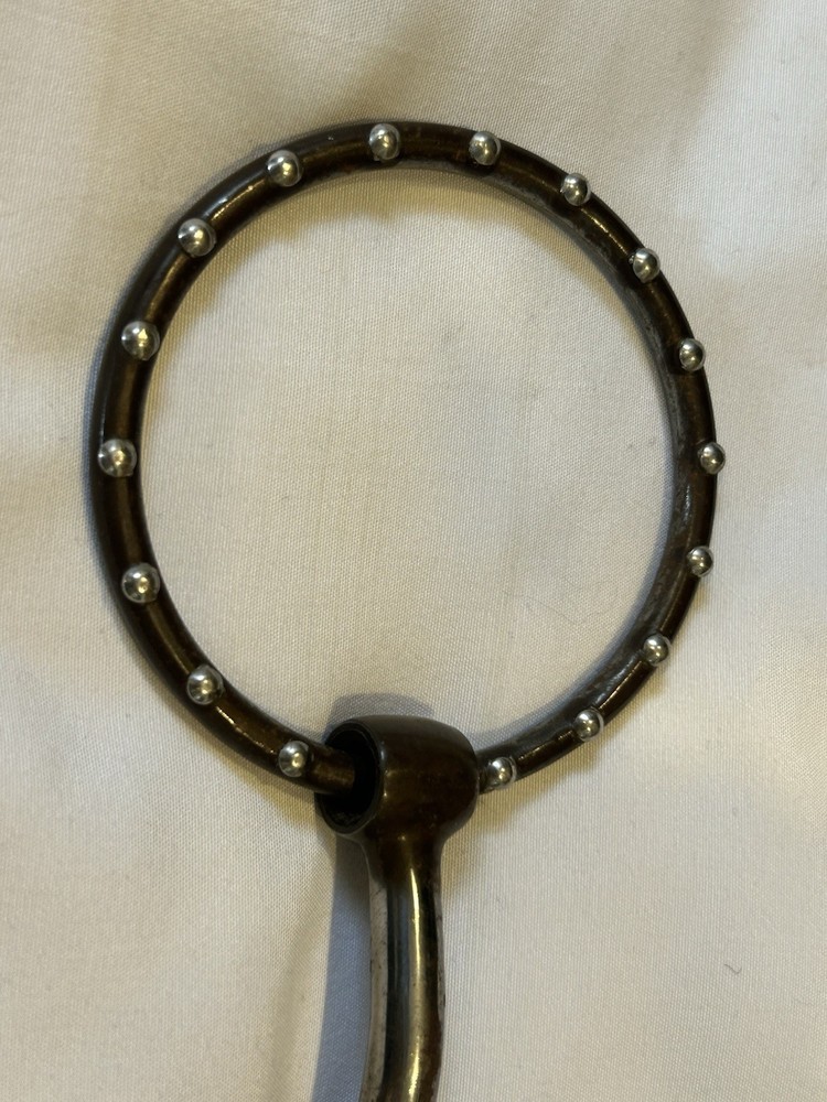 Snaffle Bit 3" Rings 6" Mouth Piece 1/4 Thickness