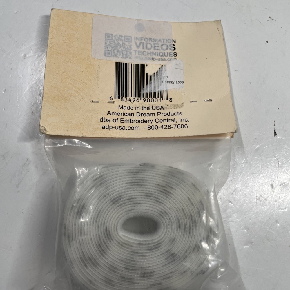 Needlework Scroll Frame E-Z Stitch No Baste tape for Scroll Rods American Dream