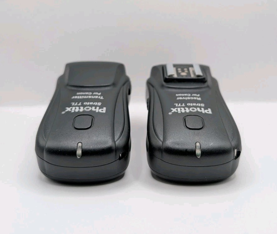 Phottix Strato TTL Flash Trigger Transmitter/Receiver Combo Nikon Used Powers On