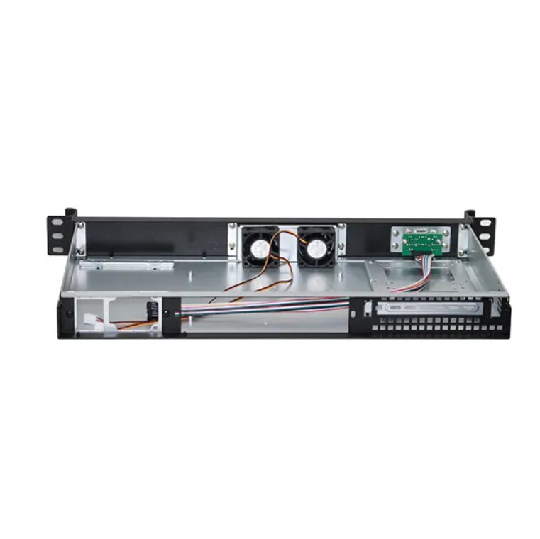 Ultra Short Depth 1U 19in Rack Mini ITX PC Computer Case Empty server chassis