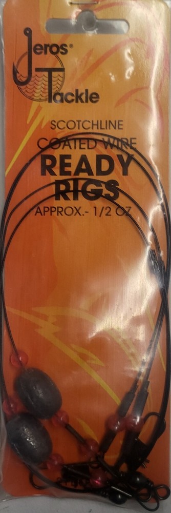 Ready Rig Egg Sinker 2 Scotchline 1/2 oz., coated wire leaders