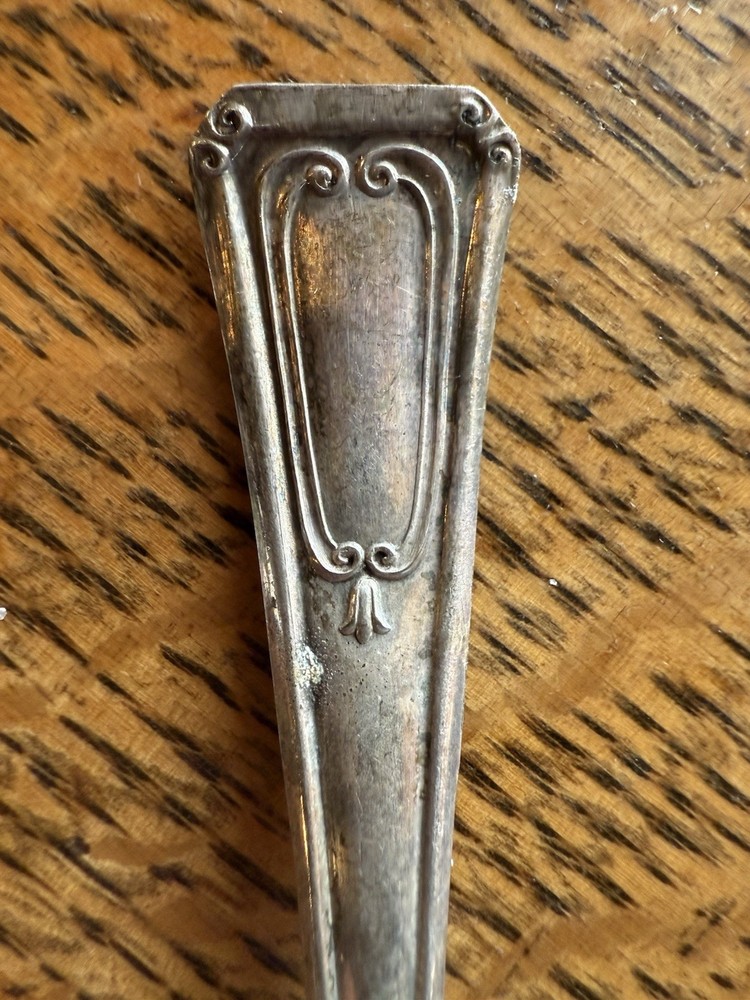 Vintage Silver Plated E&JB Tea Infuser /Spoon /Strainer Hinged Double Spoon