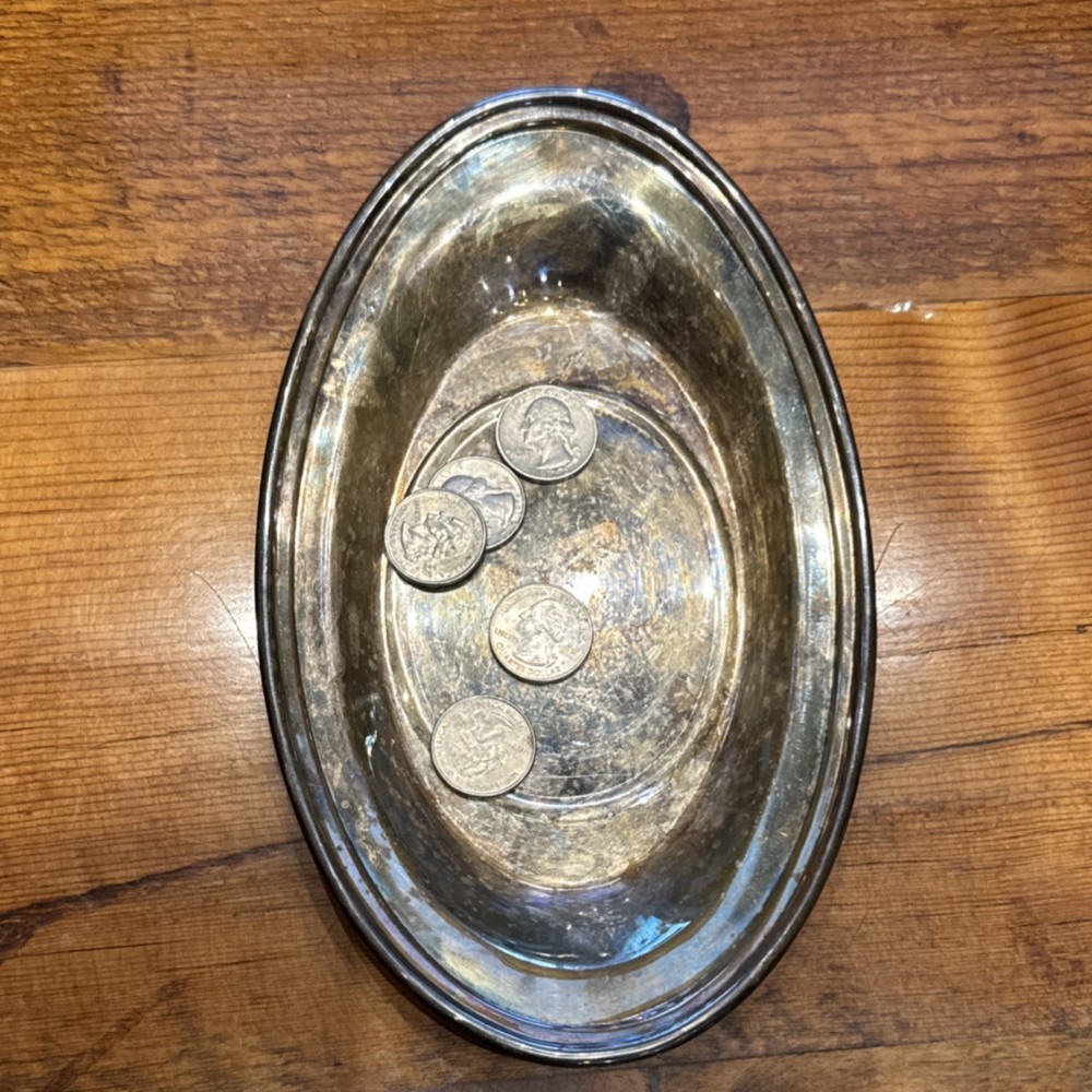 Sheridan Silverplate Oval Bowl 9 Inch