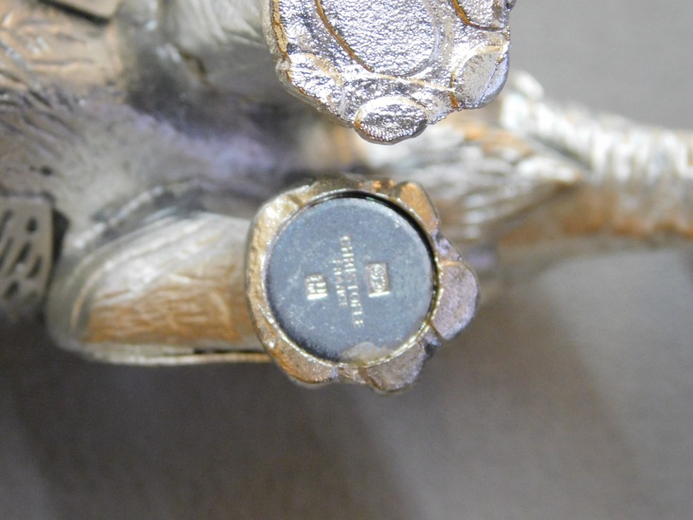 Christofle Lumiere D'Argent Silverplate Elephant Figurine