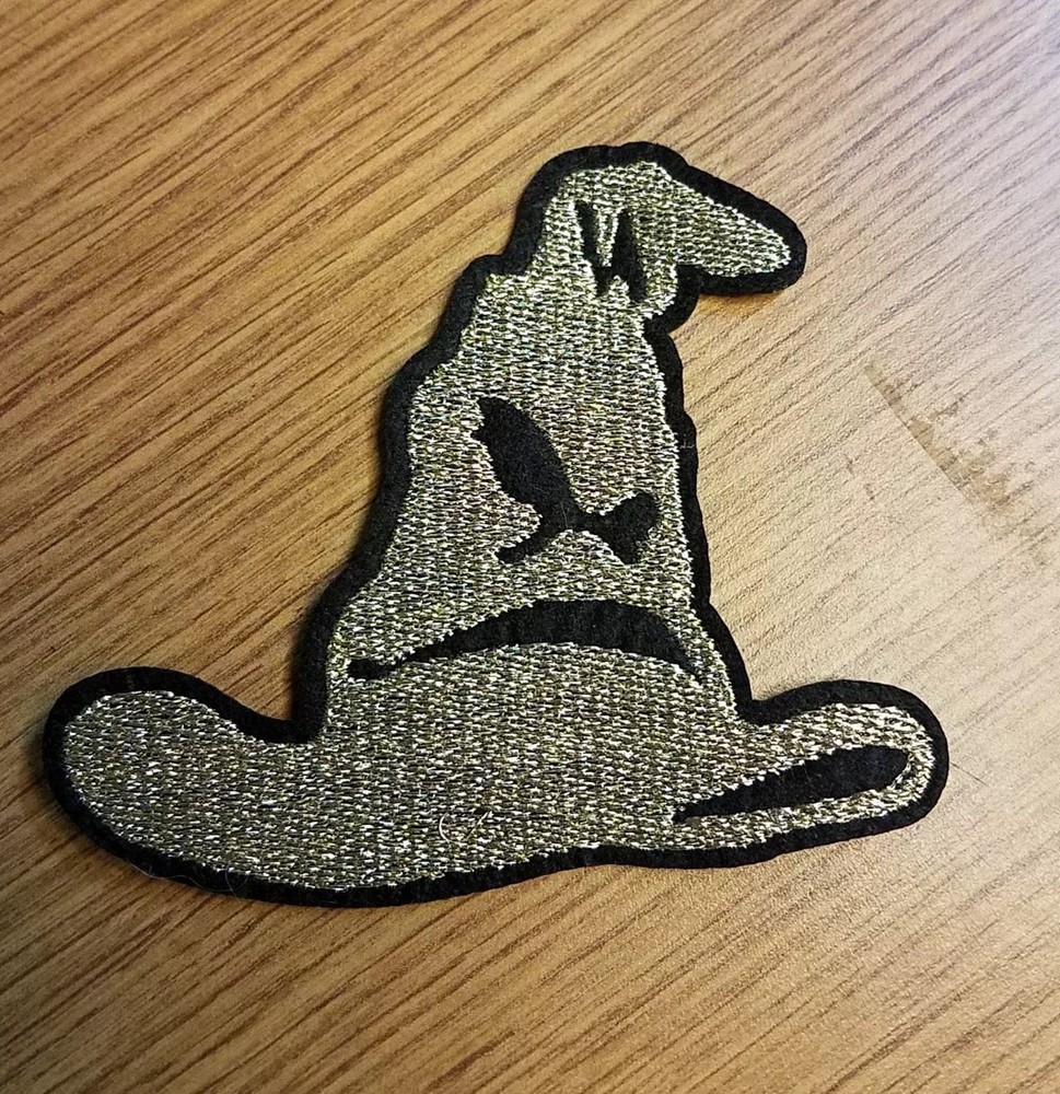 Harry Potter Hogwarts Sorting Hat Patch 3 1/4 inches tall