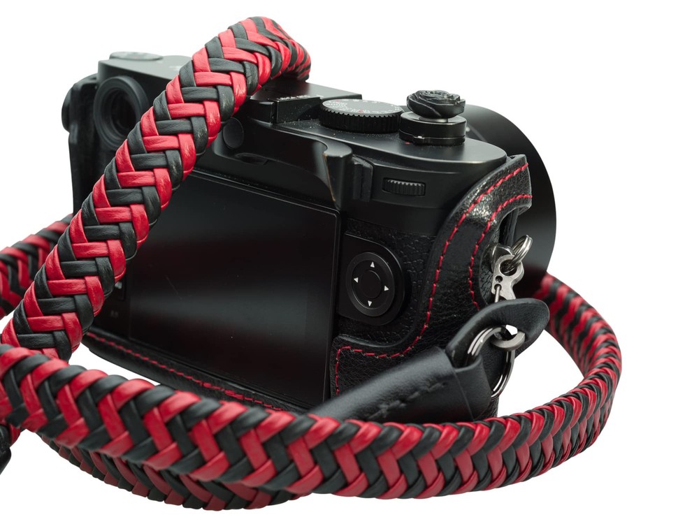 Camera Quick Release Set for Cameras w/Round Strap lugs Titanium split Rings ...