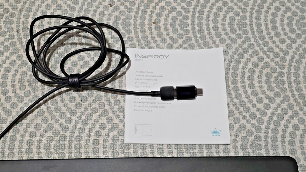 HUION HS610 Graphics Drawing Tablet - Android Support - Battery Free Stylus