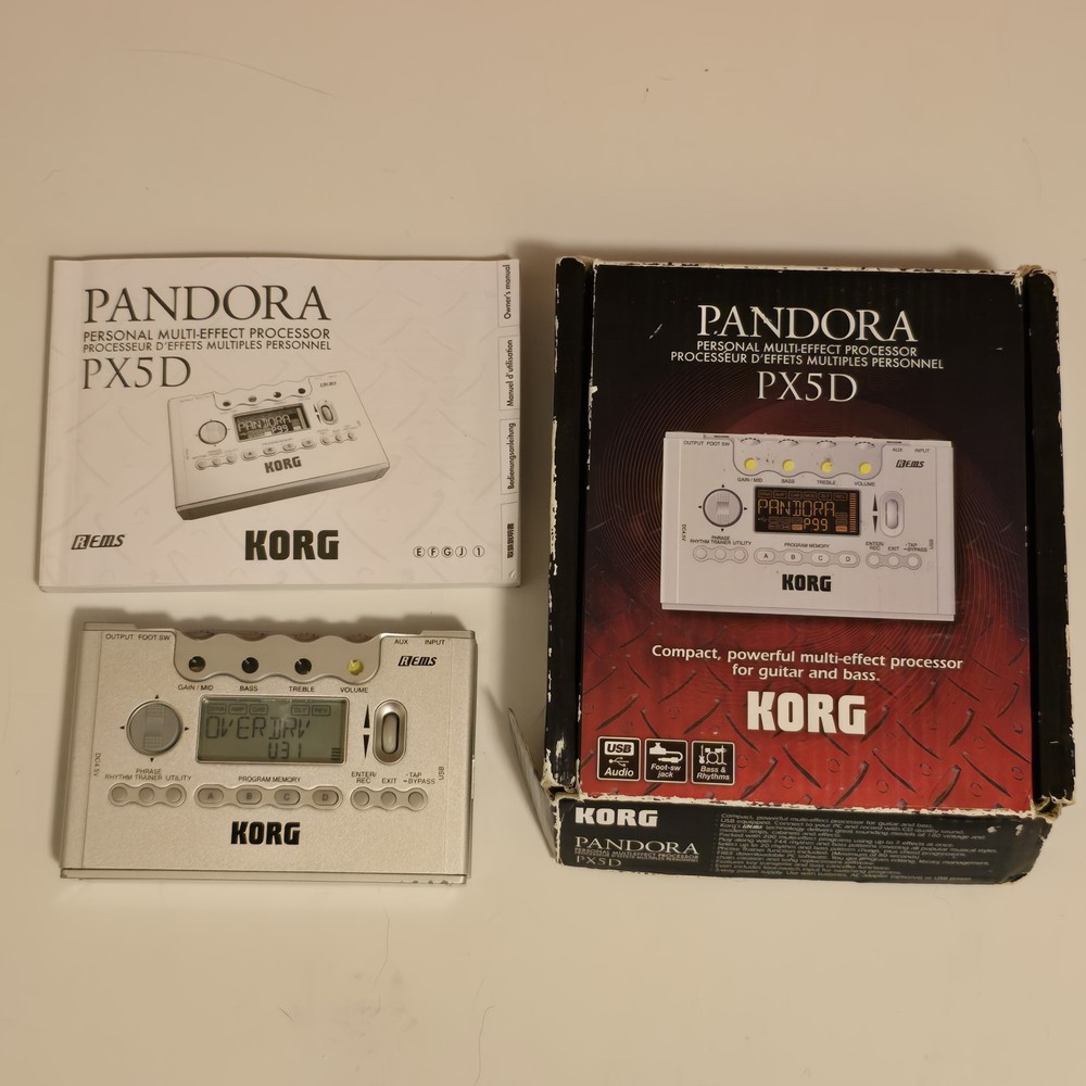 Korg Pandora PX5D Personal Multi Effects Processor Works Great NICE