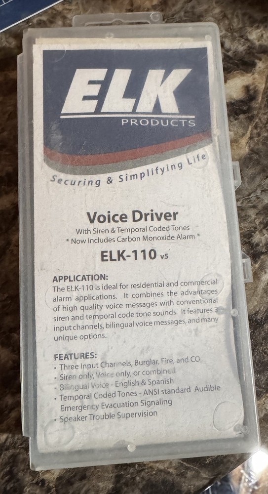 ELK VOICE DRIVER MODULE ELK-110 NEW OPEN BOX