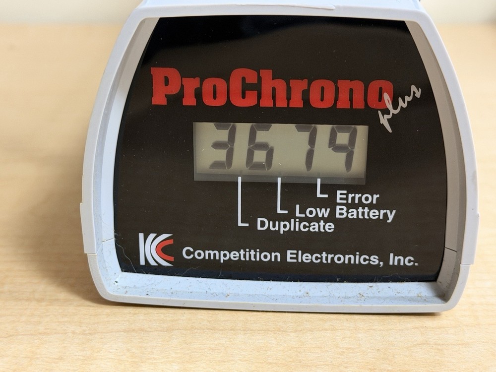 Prochrono Plus Chronograph Competition Velocity Electronics + Box VG Tested