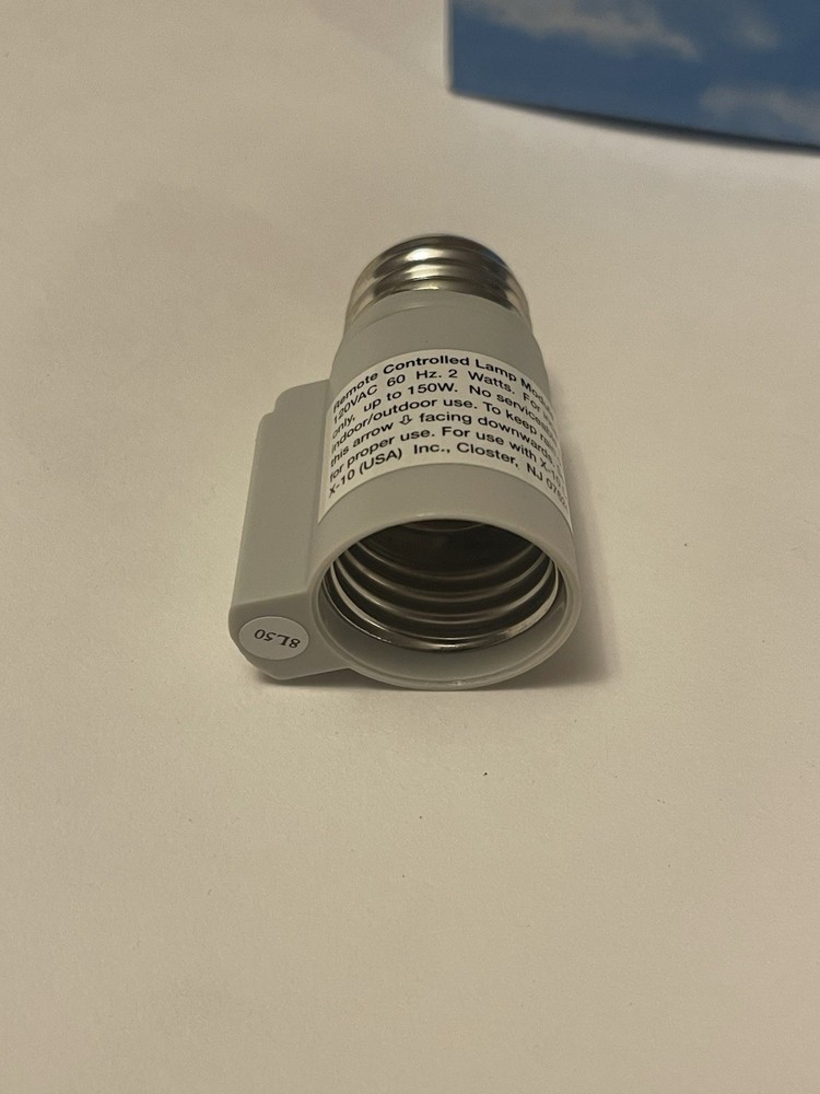 X-10 Screw-In Lamp Module LM15A Remote Controlled Lamp Wireless Socket Rocket