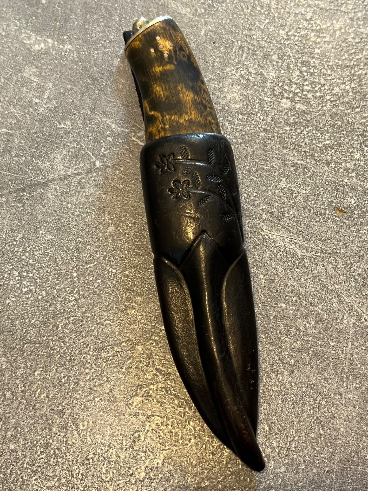 vintage swedish handmade knife puukko by BJ hunting fishing camping