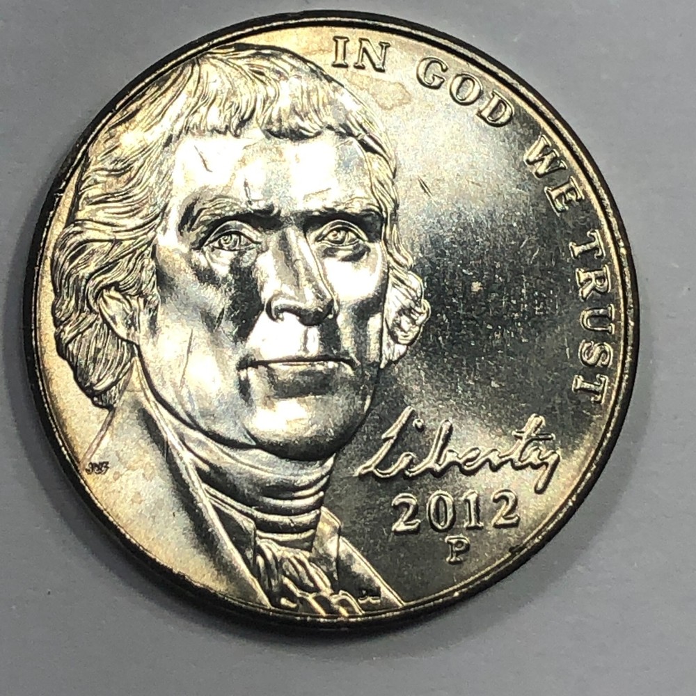 2012-P  Jefferson 5 cent  - Uncirculated