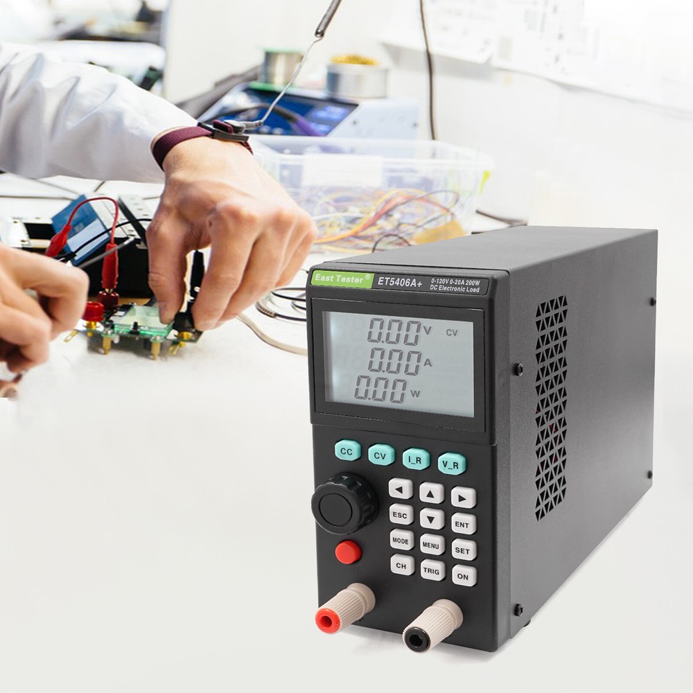 ET5406A+ Electronic Load Tester, 0-120V DC, 20A with Multi-Testing Modes