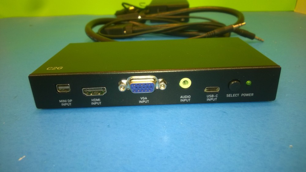 Cables to Go Multi-Input to HDMI Button Select or Automatic Switching Converter