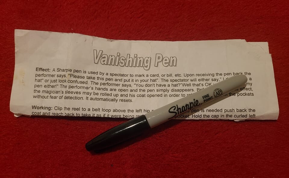 Vanishing Sharpie PenMagic Mentalism Trick