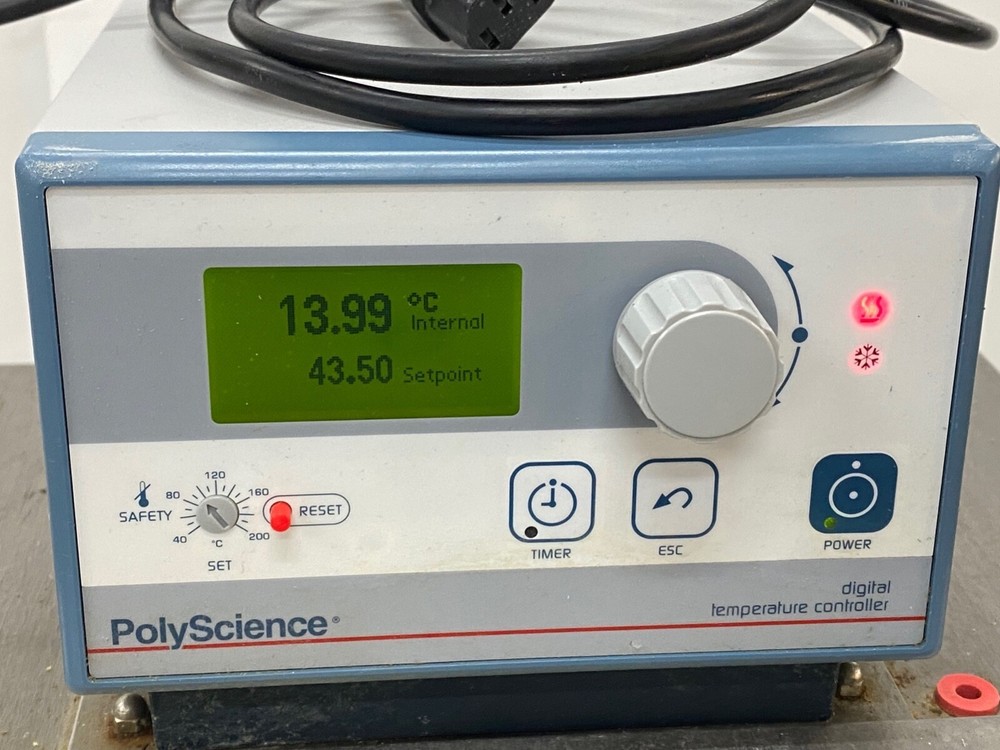 QTY (2) - PolyScience 9502A11C Circulating Heated Water Baths 13L Capacity + Bin