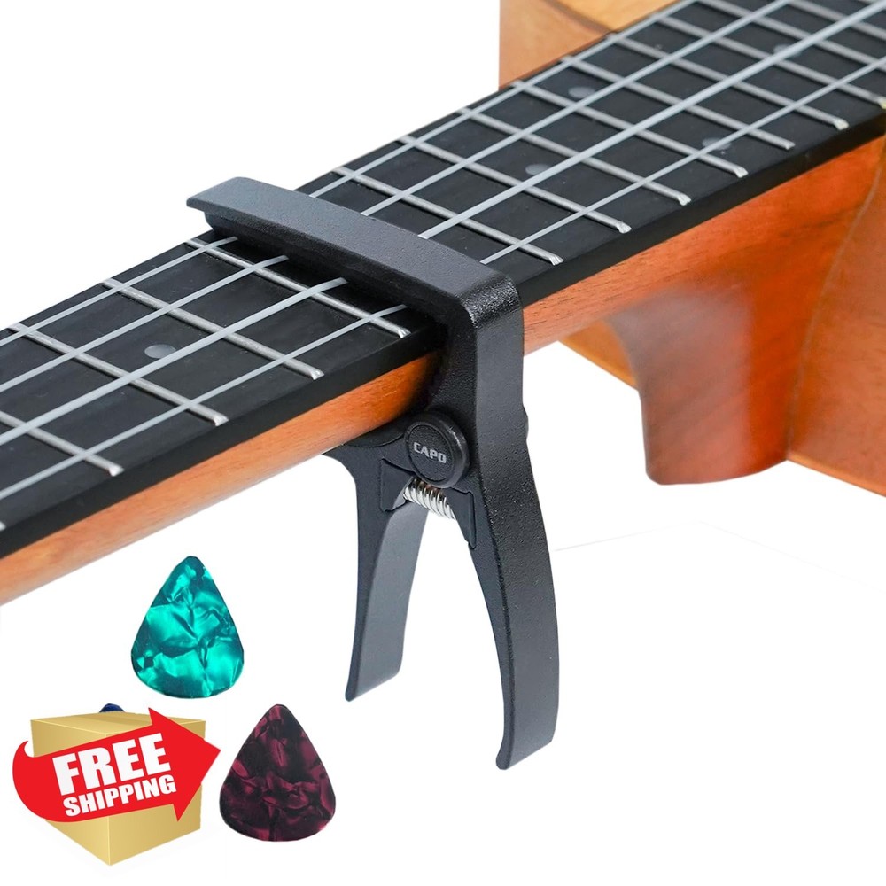 Mini Ukulele Capo for 4 String Guitar and Mandolin, Mini Size Professional Uk...
