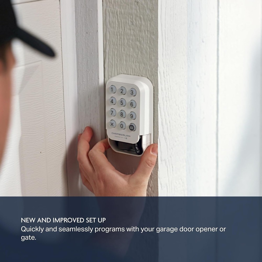 Wireless Garage Door Keypad Universal | Rain Snow Extreme Temp Ready