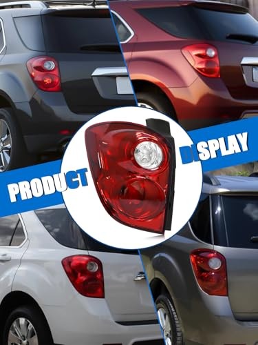 Tail Light Assembly Compatible with Chevy Equinox LEFT DRIVER SIDE 2010-2015