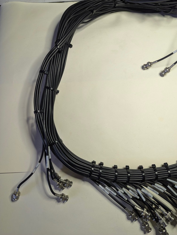 Gepco Video BNC bundle for patch panel, 47 Channels, 22ft - various lengths