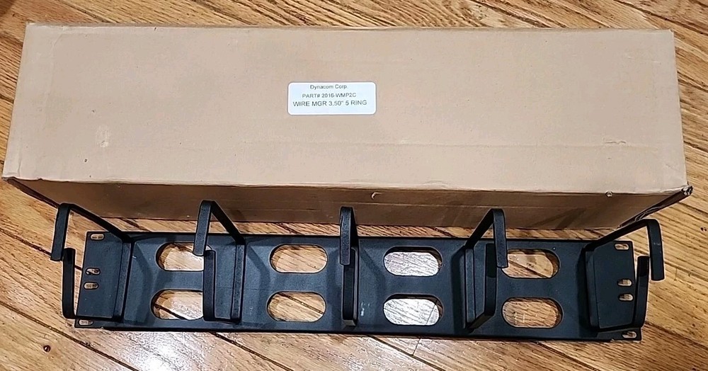 Dynacom 5 Ring 3.5" 2U Rack Mount Wire Management 2016-WMP2C