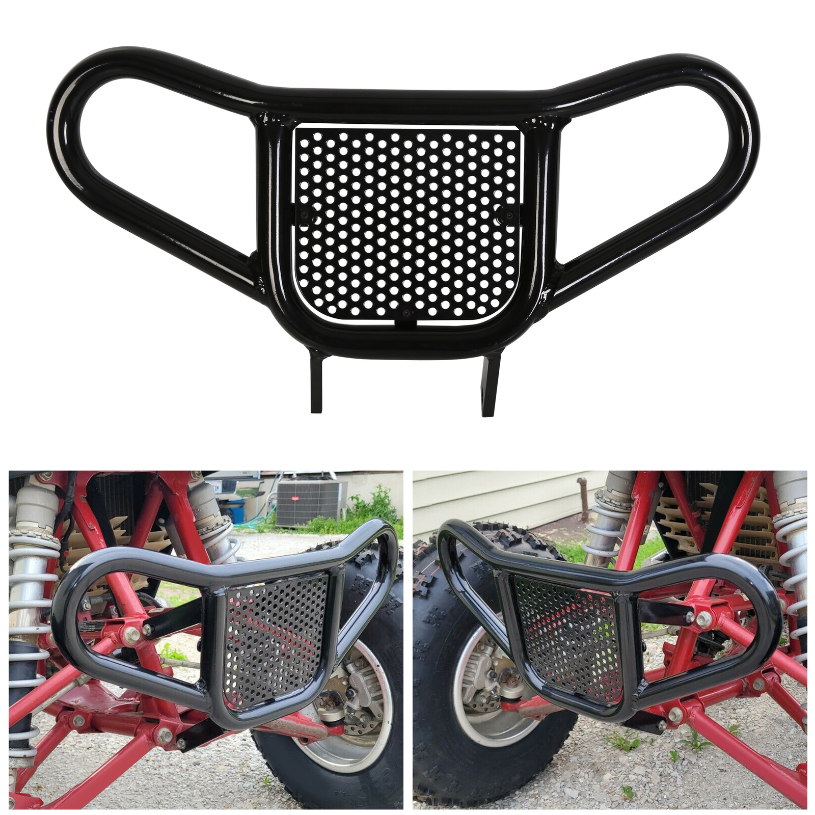 For 1987-2006 Yamaha Banshee 350 YFZ 350 YFZ350 Front Bumper ATV Black