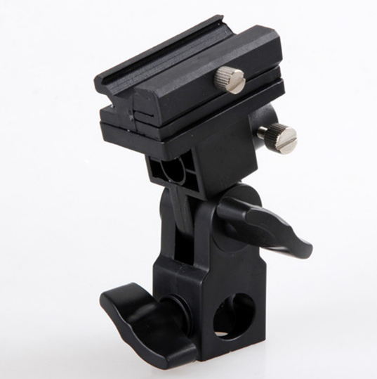 2pcs Universal Camera Adjustable Flash Mount Hot Shoe Reflective Umbrella Holder