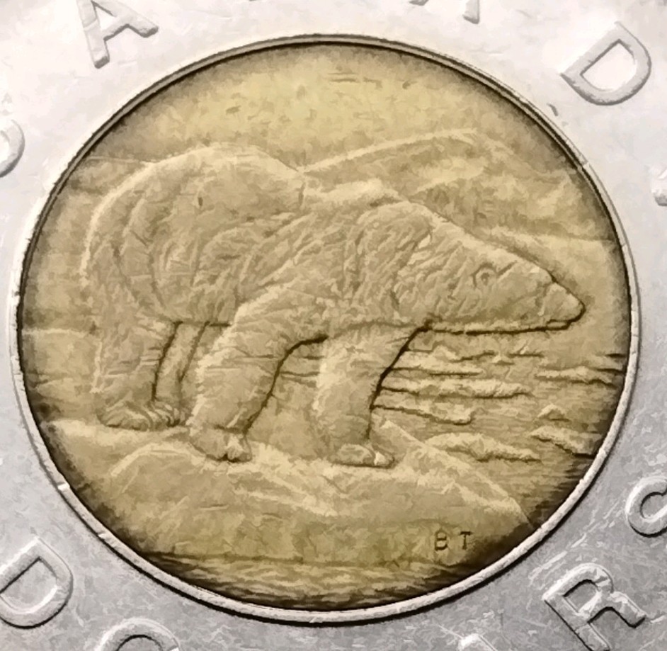 1996 Two Dollars Canada Bi-Metallic Coin