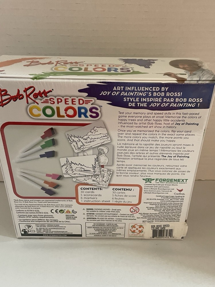 Bob Ross Speed Colors Mint Sealed