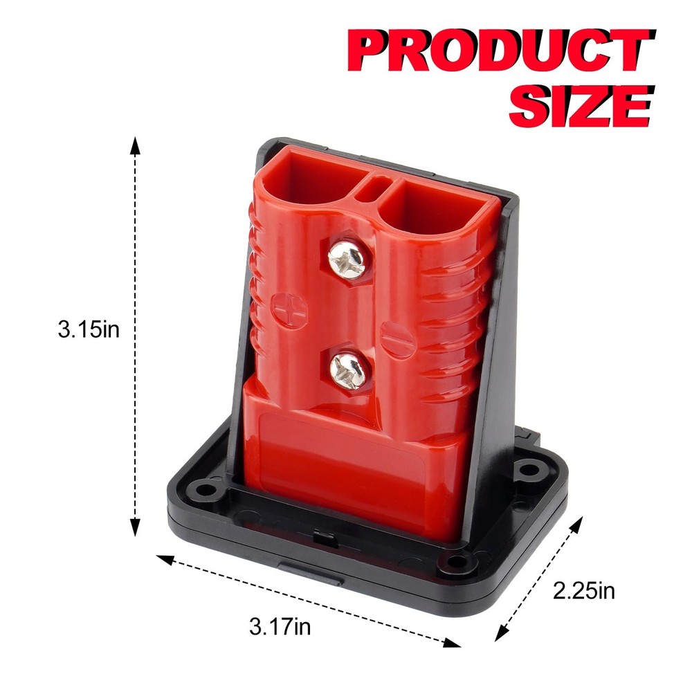 4PCS 175A Battery Quick Connect/Disconnect Electrical Connector Plug Kits wit...