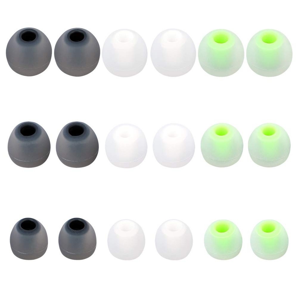 Earbud Replacement Tips - 9 Pairs SML Eargels for Earbuds