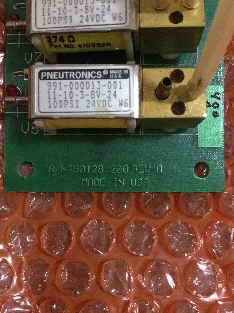 FSI ITC 290128-400 rev a MC-10 Pneumatic Pcb Used
