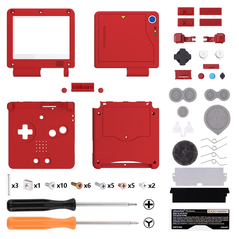 Full Shell Cover Button Replacement for Nintendo Game Boy Advance GBA SP USA