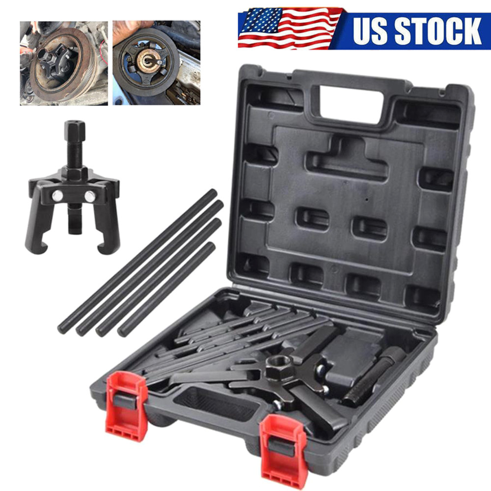 Harmonic Balancer Puller Crank Pulley Removal Kit Engine Motor Rod Auto LS GM US