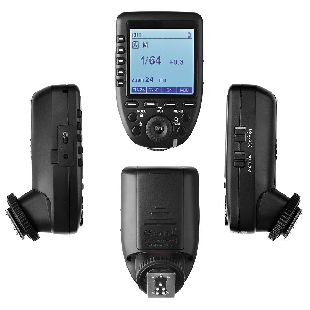 US 1/2/5Pcs Godox XPro-C 2.4G TTL Studio Flash Light Trigger Fr Canon EOS Camera