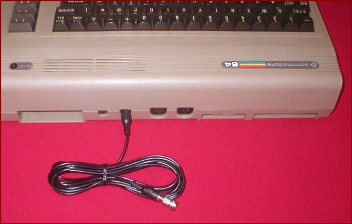 12Ft RCA Video Cable & RF Coax TV Adapter for Commodore 64 64C 128 Computer