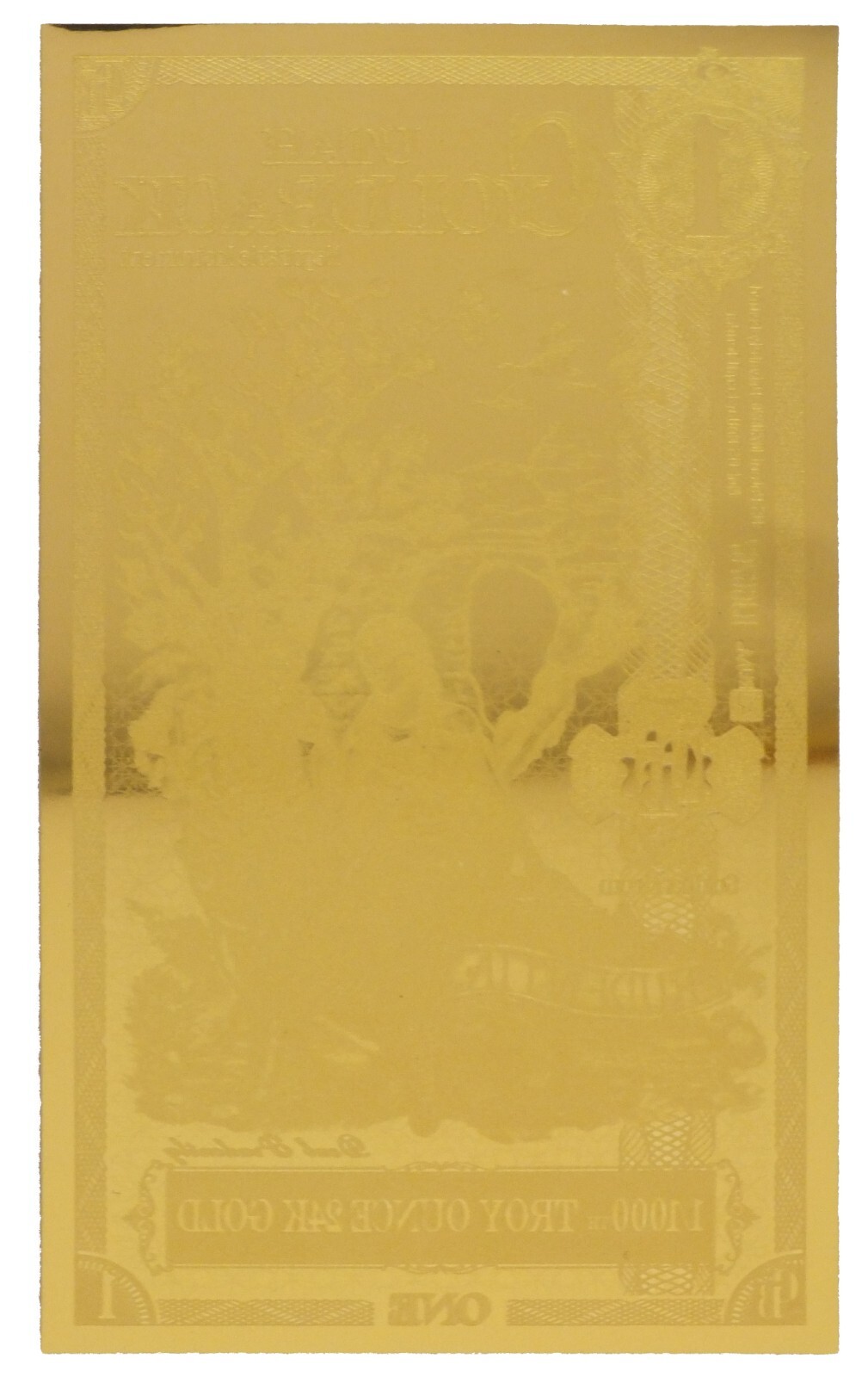 2024 Lot of 5 Goldback 24KT Gold Foil Notes 1/1000th oz Bullion NV NH SD UT WY