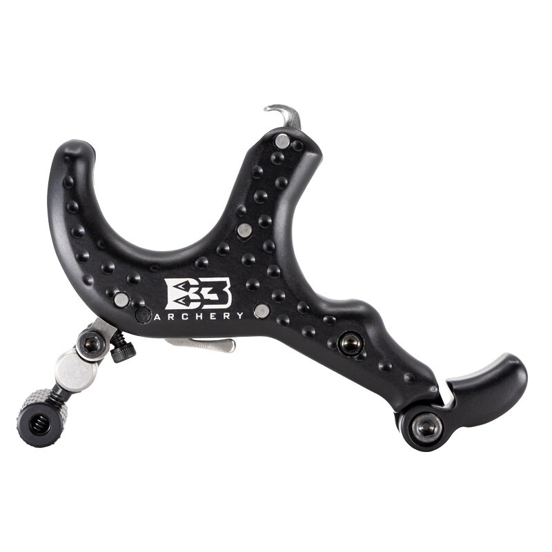 B3 Archery Huuk Mini Black Thumb Button Release