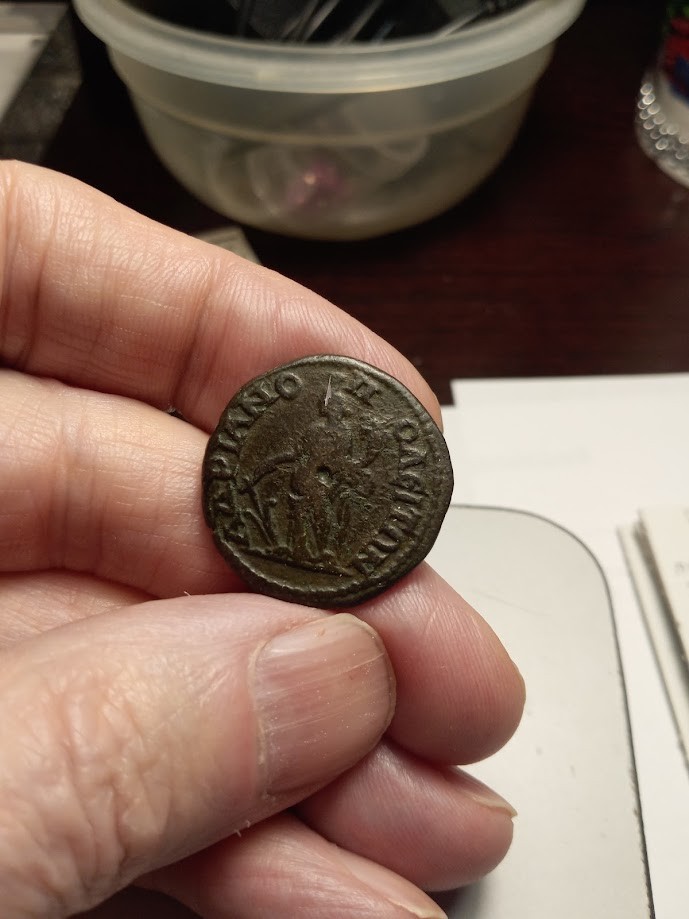 Roman Provincial Gordian III Thrace, Hadrianopolis AE 26 VF