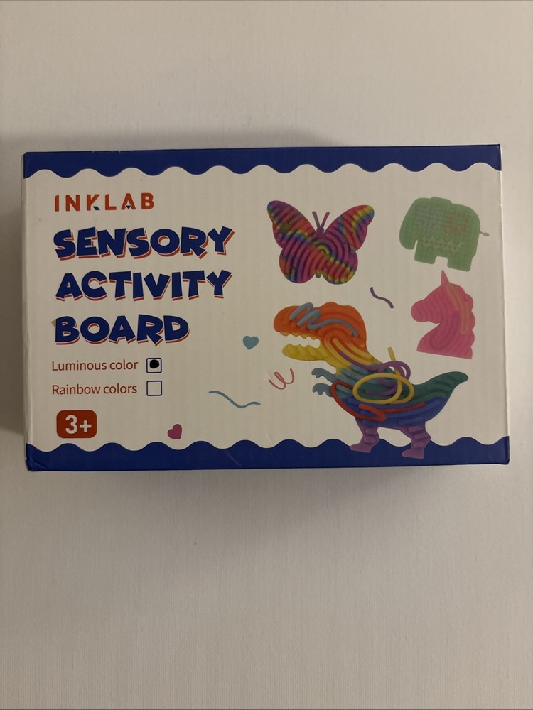 Inklab Sensory Activity Board - Rainbow 4 Pieces