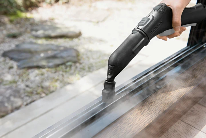 Karcher Round Brush Set For Steam Cleaner