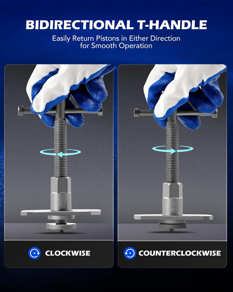 24Pc Brake Caliper Compression Tool Set with Storage Case