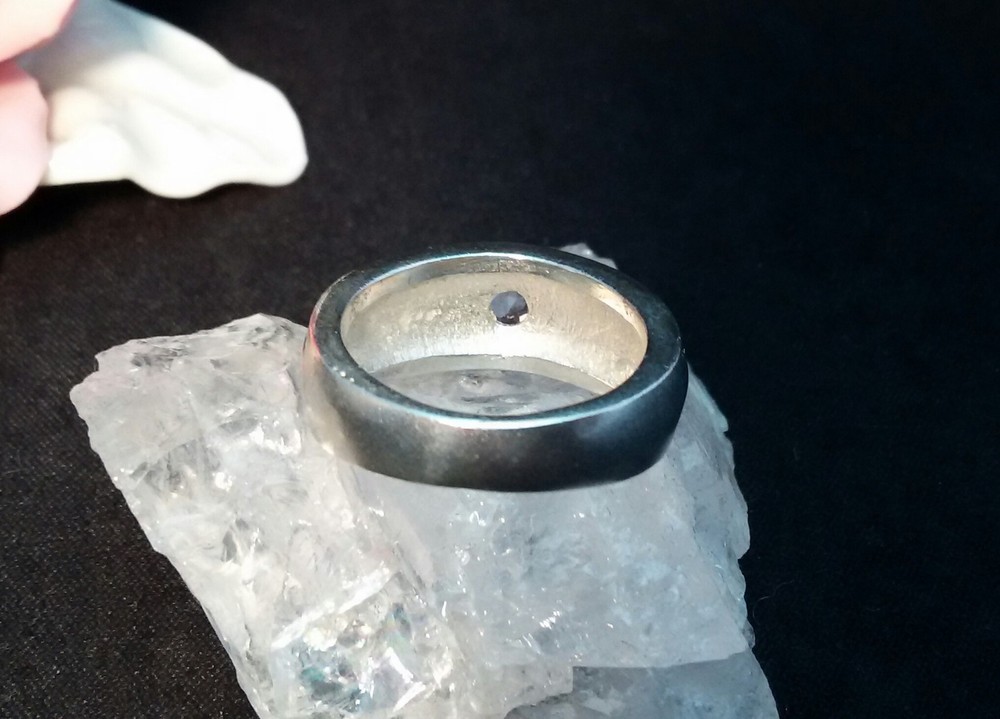 Ring Silver 925 with Amethyst Size 54 (17.2 mm Ø)