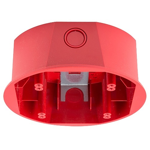 NEW System Sensor SpectrAlert Advance SBBCR Ceiling Mount Surface Back Box Red