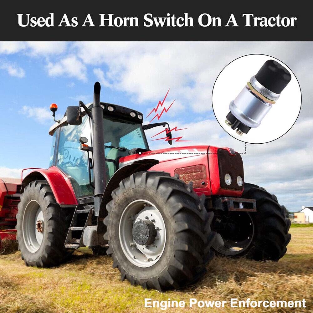 Heavy-Duty Push Button Switch Momentary Push On 50 AMP 12V 24V Ignition Starter