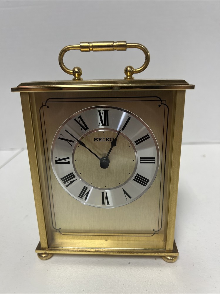 Seiko Desk and Table Carriage Clock Working