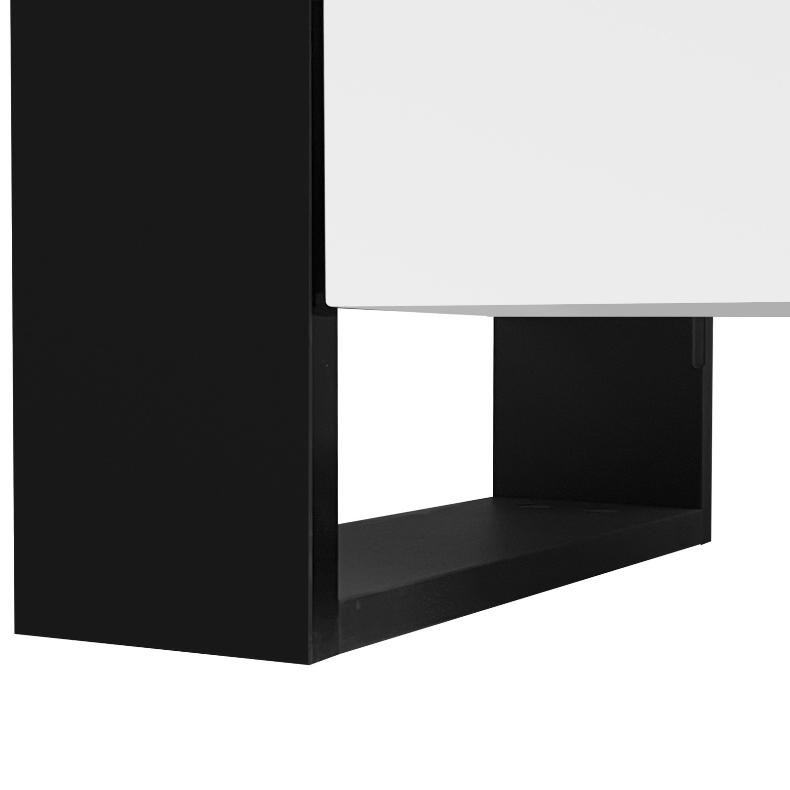 FUNIDEE Glossy TV Stand for TVs up to 78" Console with 34.2'' Electric Fireplace