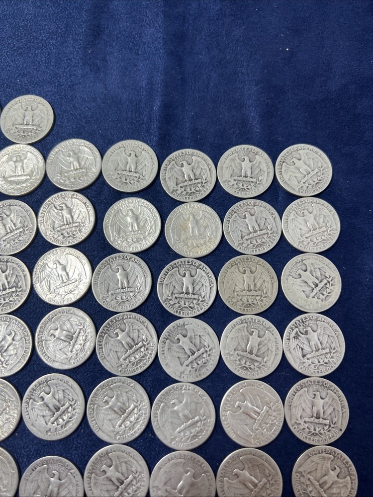 (75) WASHINGTON QUARTERS| 90% SILVER | LOT Z-252